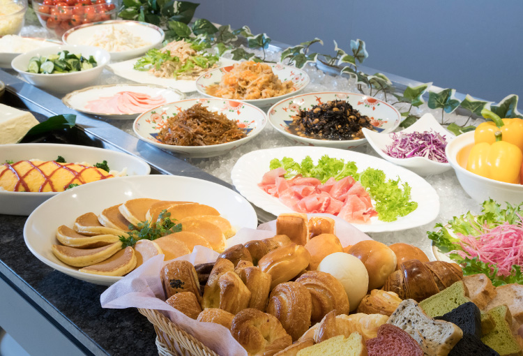朝食ビュッフェ